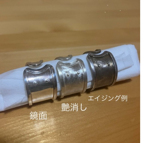 ねこマッチョ　リング　猫　15号ほど　silver925(アトリエ白鯨さん)のメインイメージ